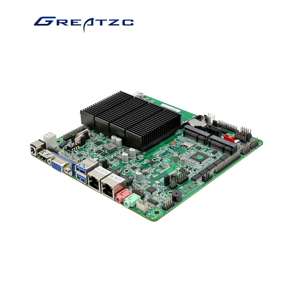 ZC-ITX40D-J4125四核無風扇miniITX工控香蕉毛片视频支持雙網6串EDPLVDS