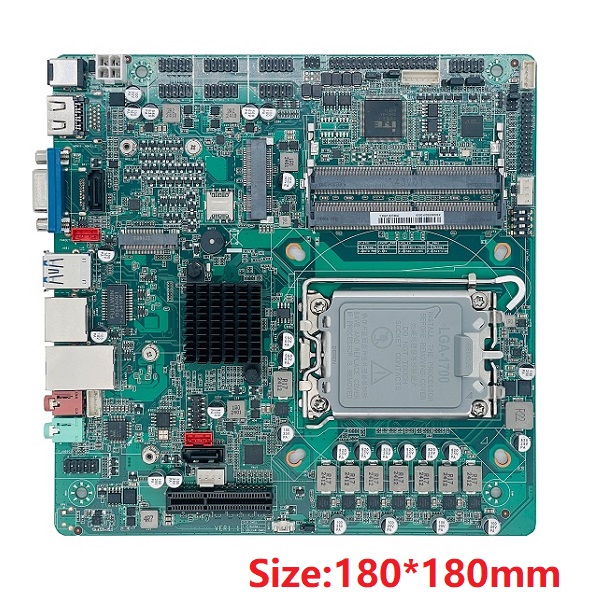 intel第12代13代桌麵式迷你工控香蕉毛片视频ZC-ITXB660DC 雙網6COM
